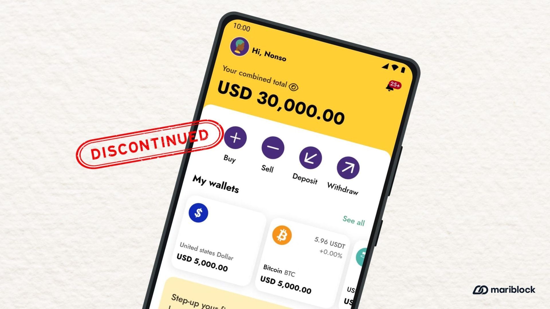 yellow card shuts retail app 2