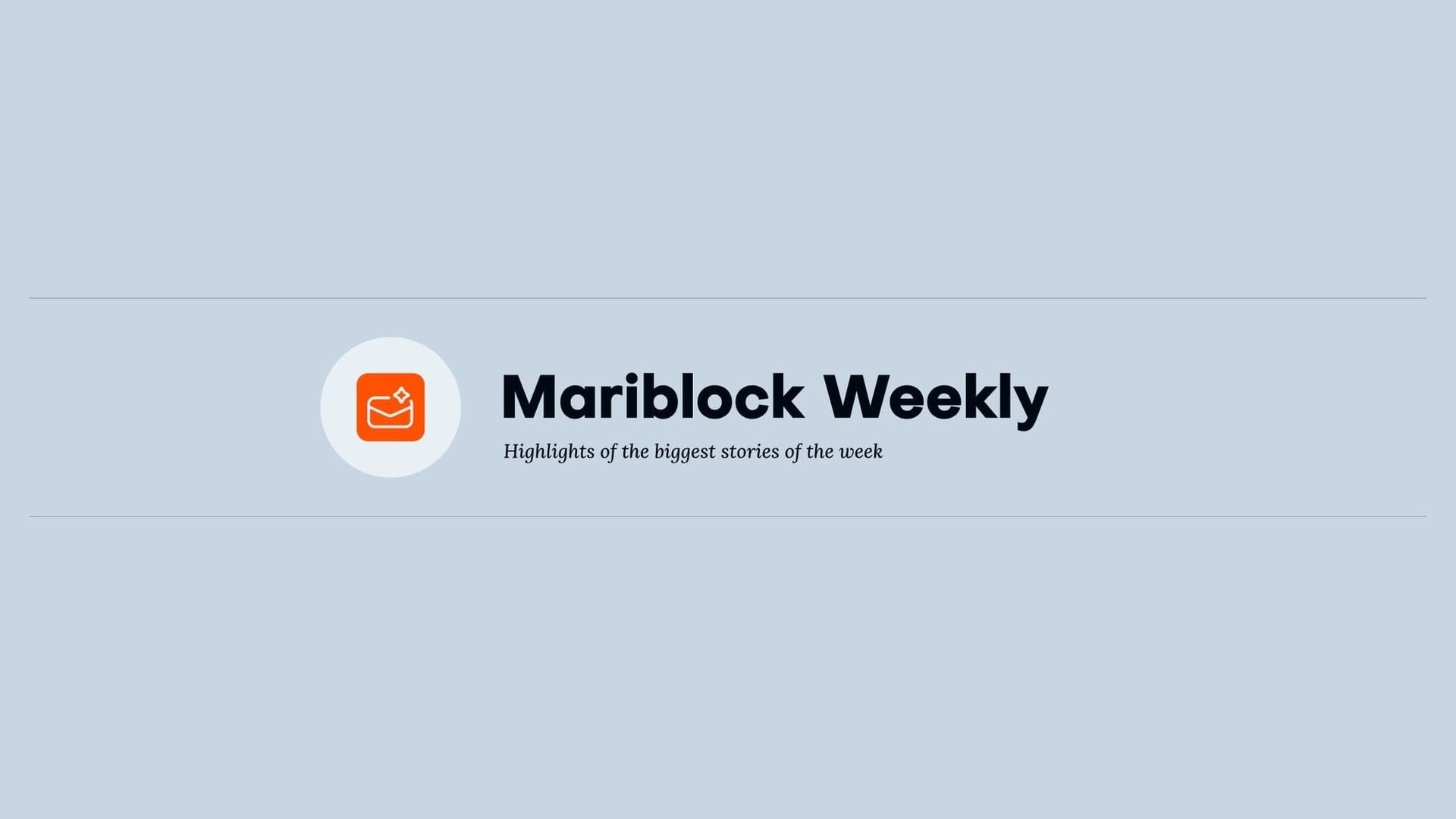 mariblock weekly banner grey